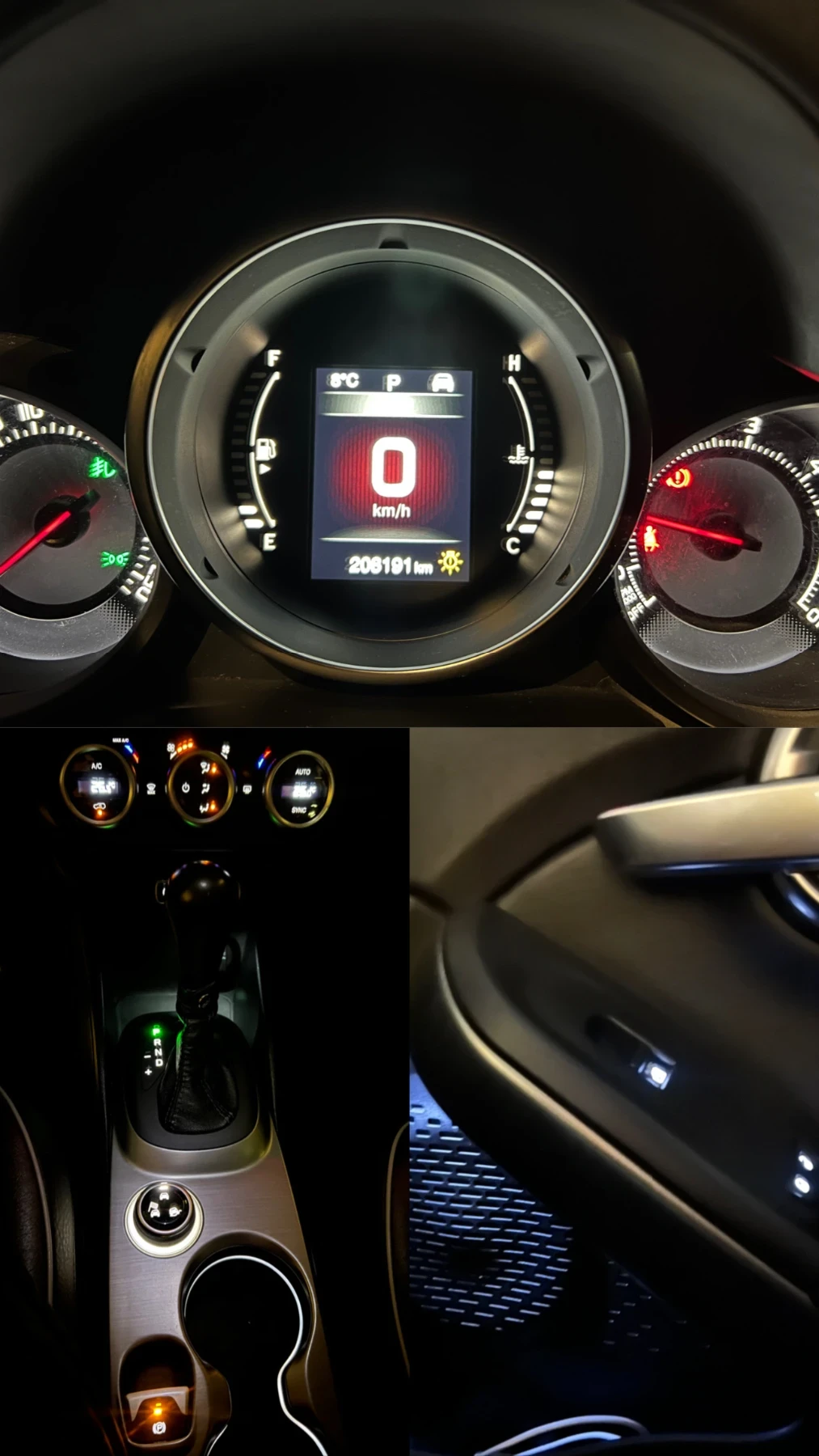 Fiat 500X 2.0 Diesel 4x4   9 ск. Автоматик! , снимка 7 - Автомобили и джипове - 53828771