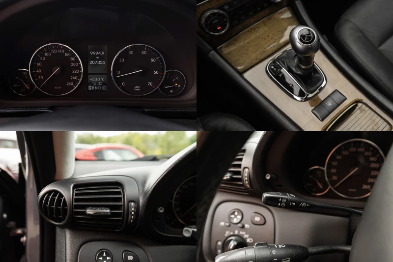 Mercedes-Benz C 230 Kompressor BI-XENON/HARMAN-KARDON/ШИБЕДАХ, снимка 14 - Автомобили и джипове - 52316370