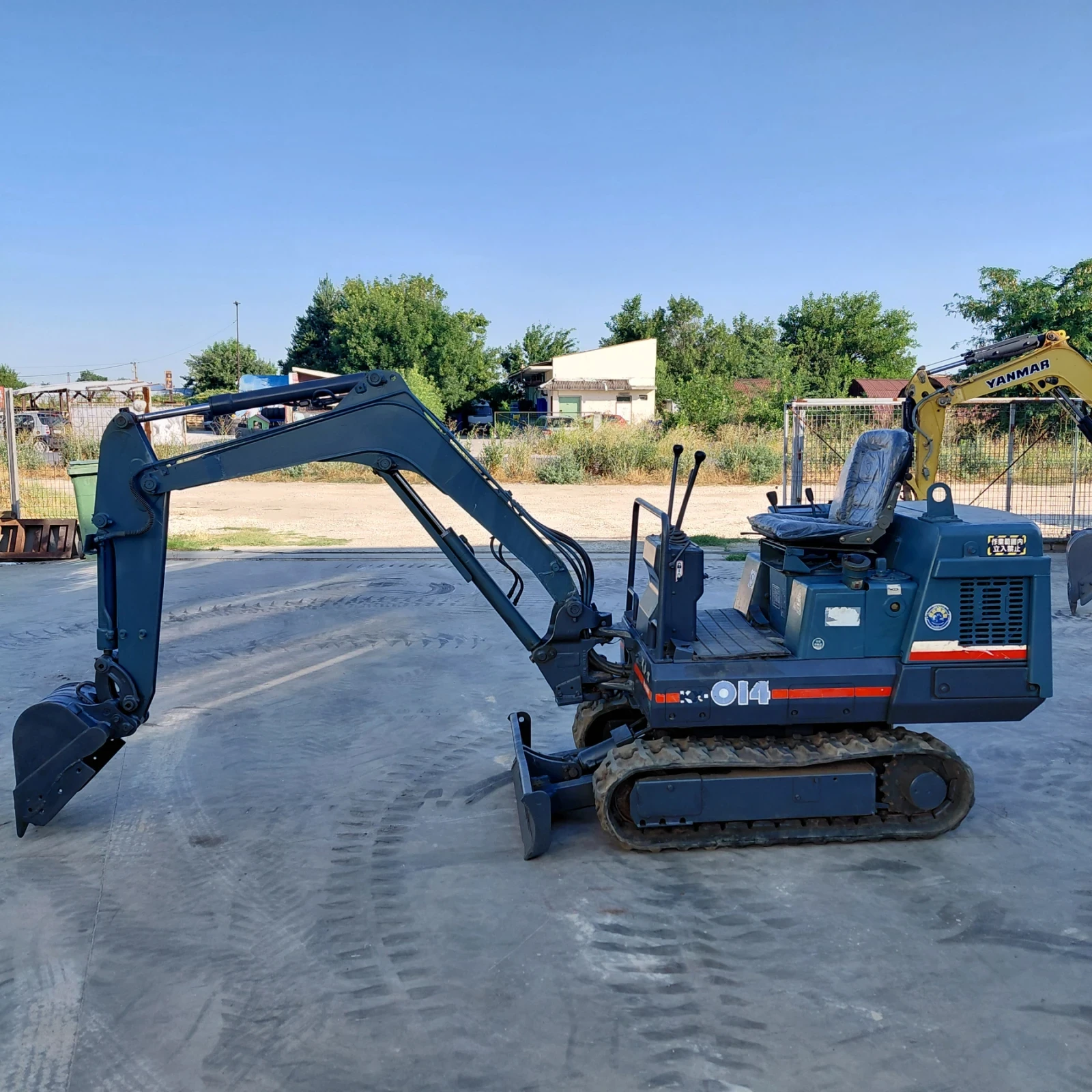 Багер Kubota KX-014 * 1200 МОТОЧАСА * 20 К.С. * , снимка 2 - Индустриална техника - 53263918