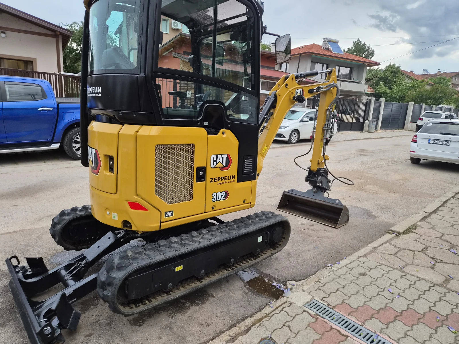 Багер Cat 302 CR, снимка 17 - Индустриална техника - 55662480