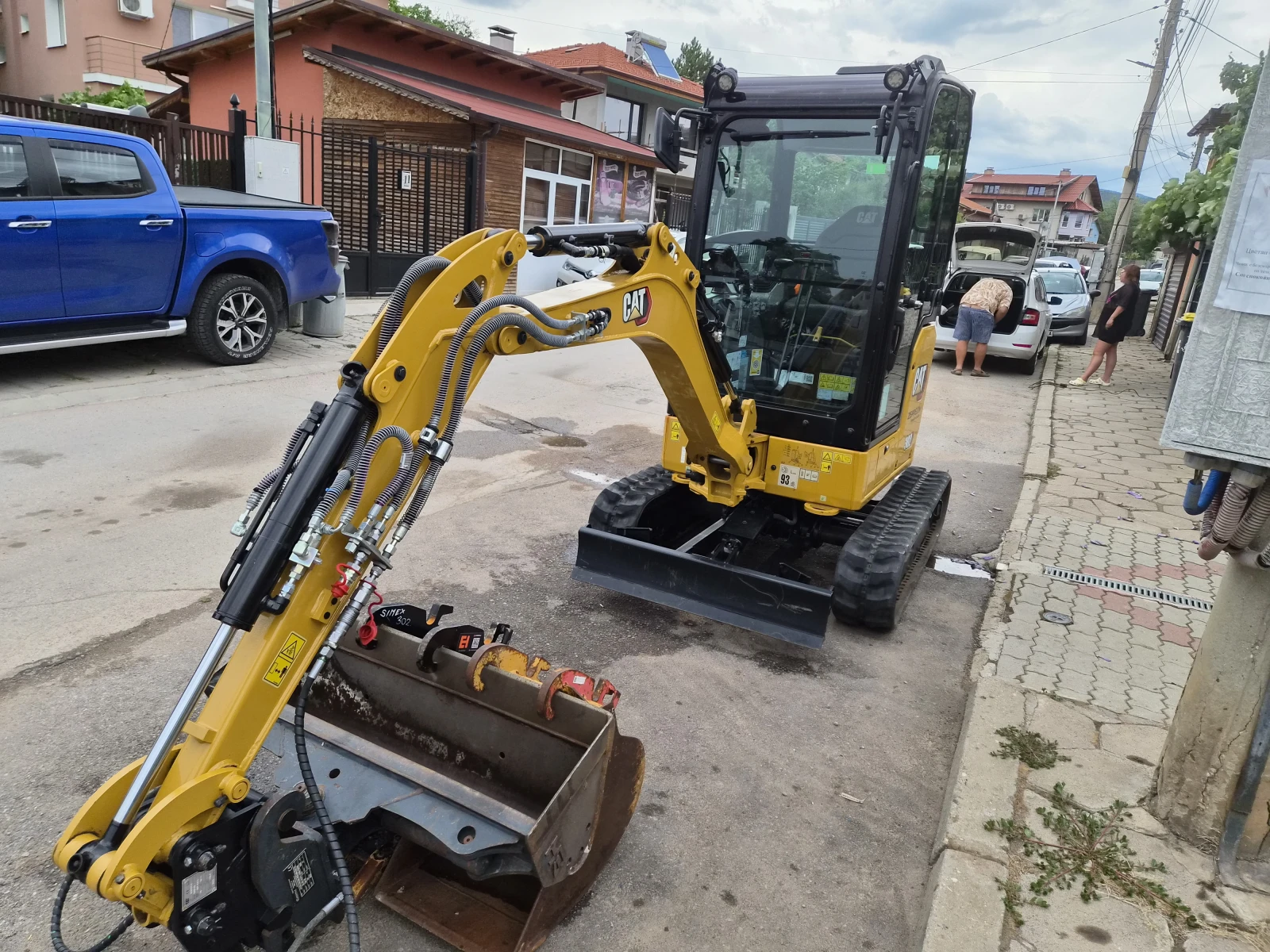 Багер Cat 302 CR, снимка 5 - Индустриална техника - 55662480