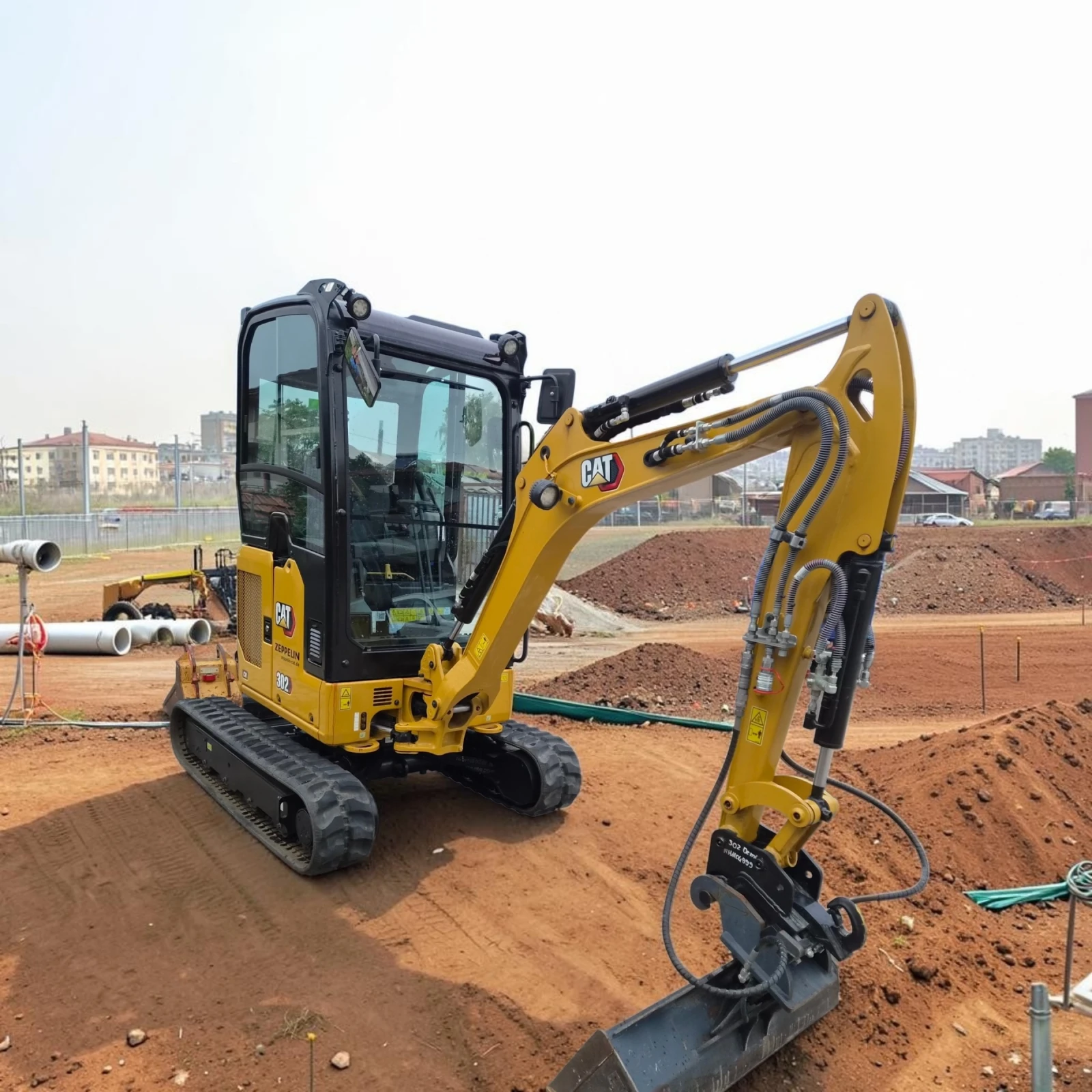 Багер Cat 302 CR, снимка 14 - Индустриална техника - 55662480