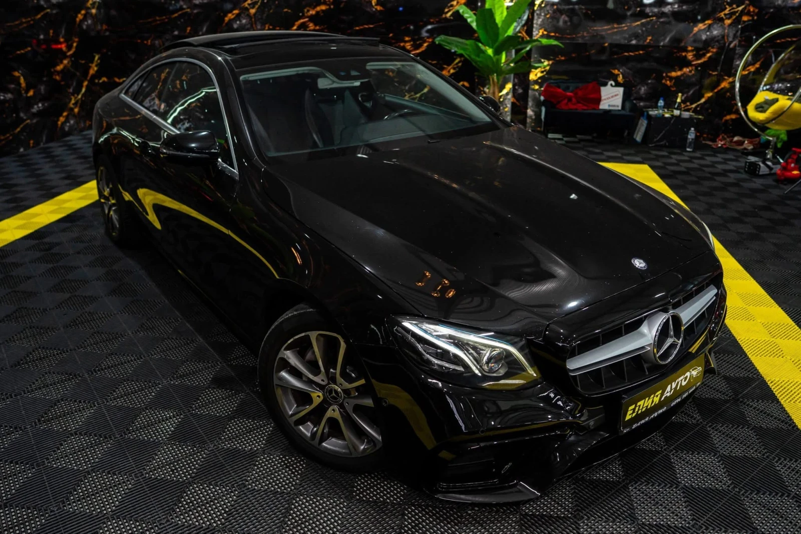 Mercedes-Benz E 220 D COUPE FULL AMG LINE LED BURM NAVI ������ 100% | Mobile.bg � ����������� 5