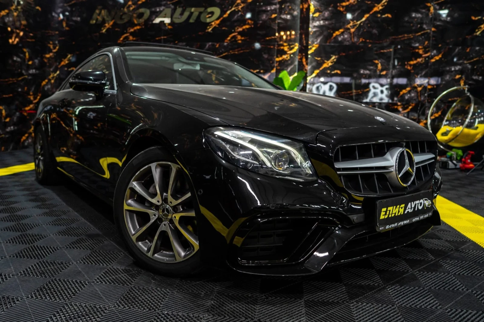 Mercedes-Benz E 220 D COUPE FULL AMG LINE LED BURM NAVI ������ 100% | Mobile.bg � ����������� 4