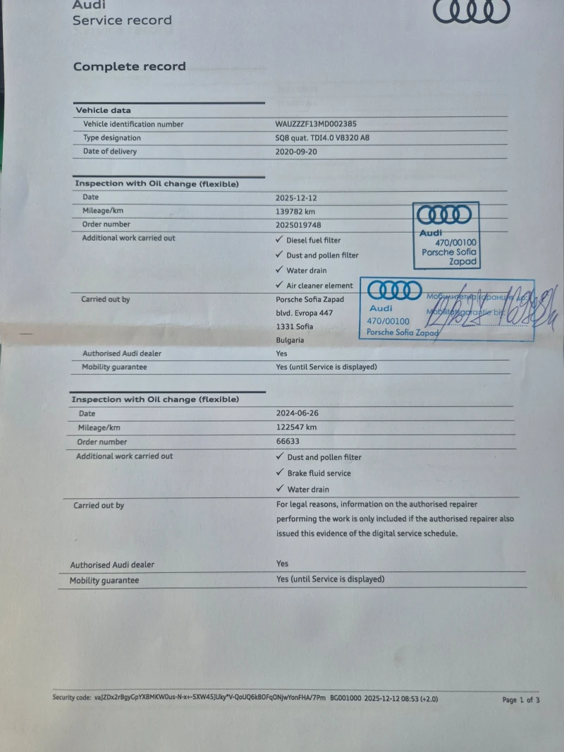Audi SQ8 4.0TDI/ TOP, снимка 16 - Автомобили и джипове - 47476388
