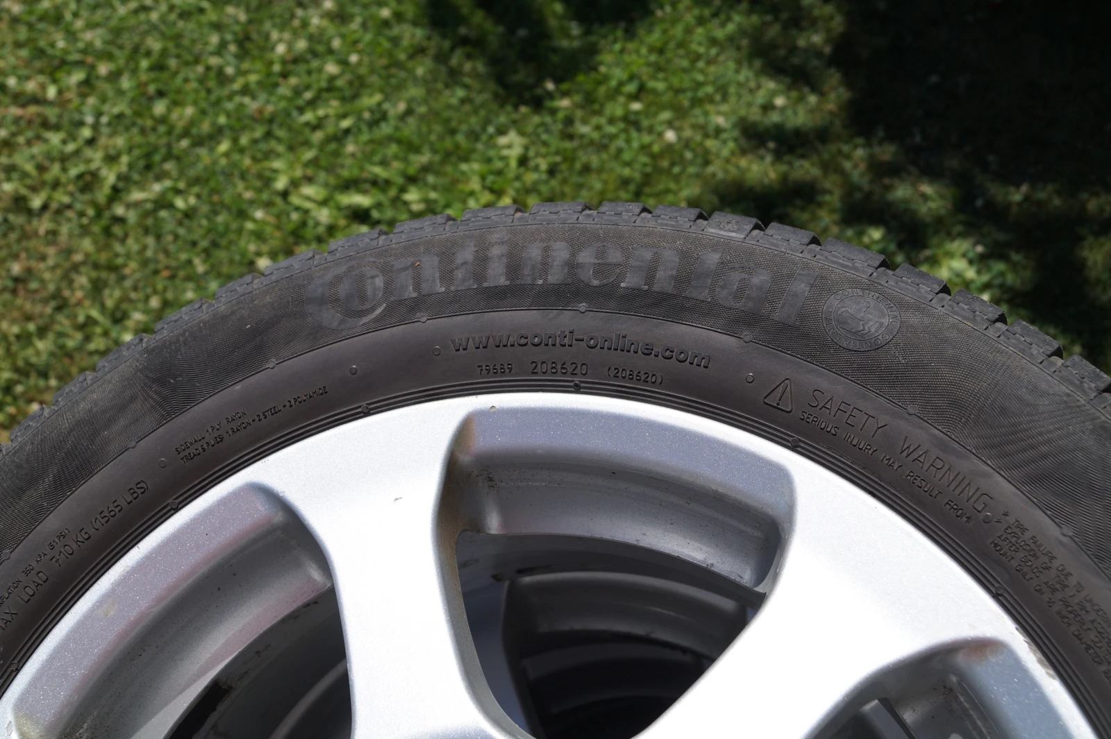 Гуми с джанти Continental 205/60R16, снимка 5 - Гуми и джанти - 55545954