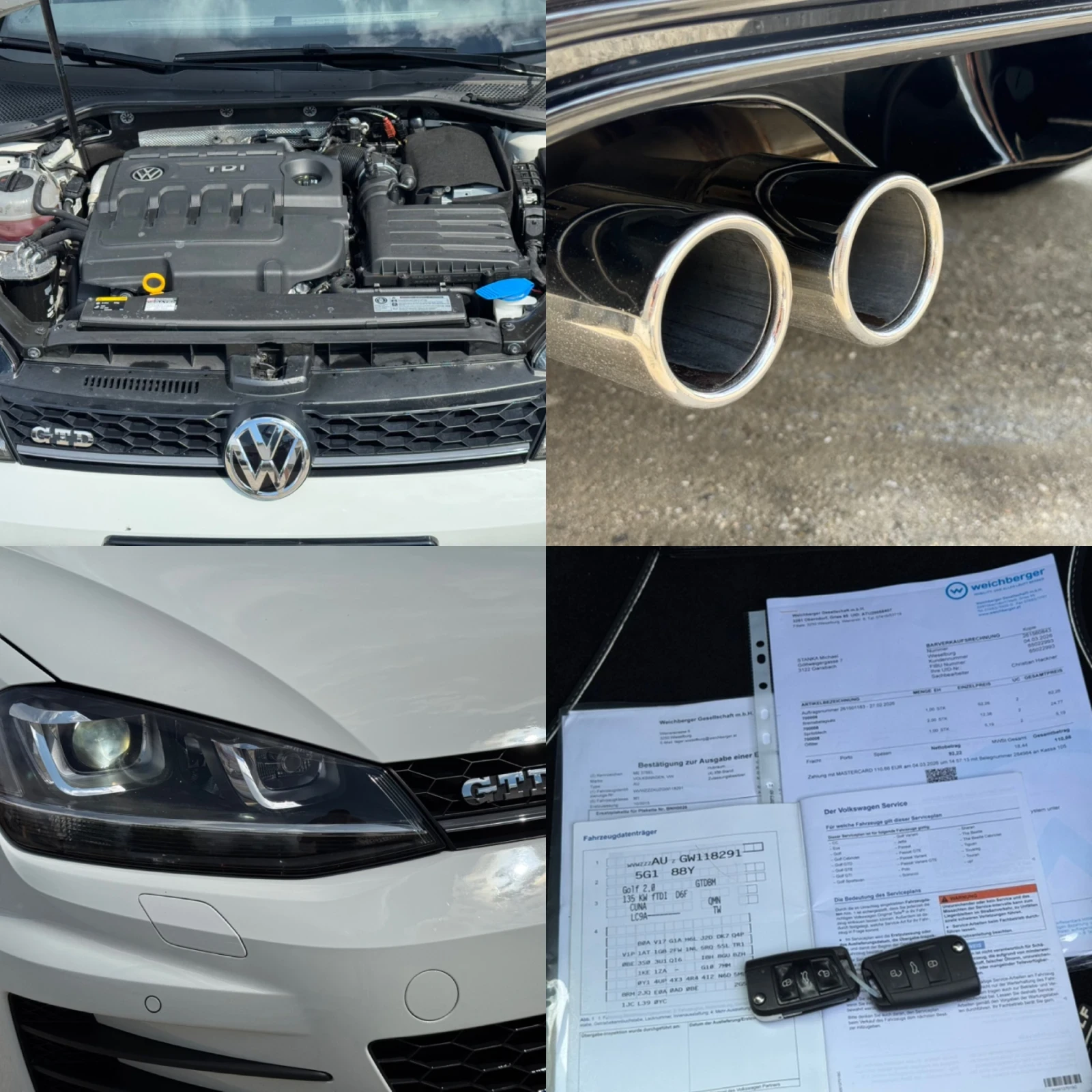 VW Golf * GTD* DSG* BBS, снимка 17 - Автомобили и джипове - 55013092
