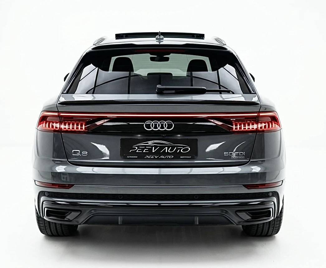 Audi Q8 5.0TDI#3xSLINE#B&O#MATRIX-LASER#PODGREV#OBDUH#PANO, снимка 5 - Автомобили и джипове - 55265291