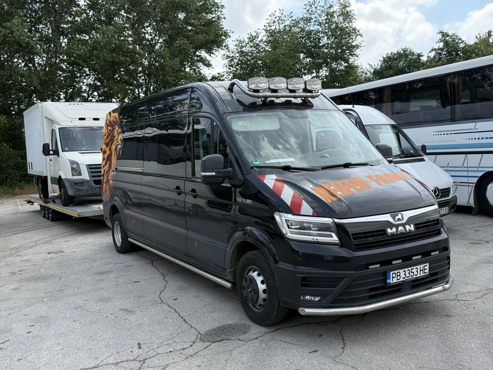 Man TGE 5 180 двойна гума