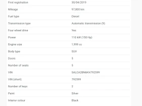 Land Rover Discovery Sport 2.0 TD4 SE - AWD - Diesel - 15800 € / 30902.11 лв. - 80760895 16