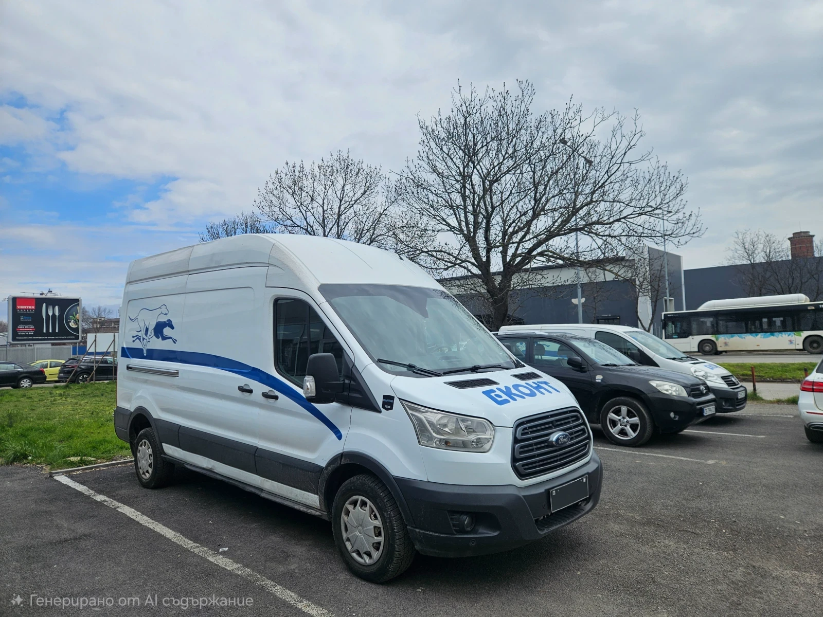 Ford Transit 2.0TDCI * КЛИМАТИК * , снимка 2 - Бусове и автобуси - 55251443