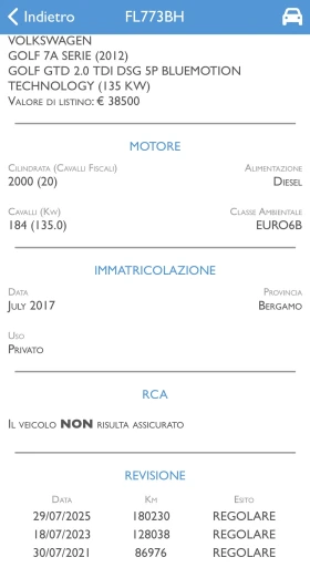 VW Golf 2.0TDI-GTD-185ps, LED, DSG, KEY-GO-FULL SERVICE VW, снимка 15