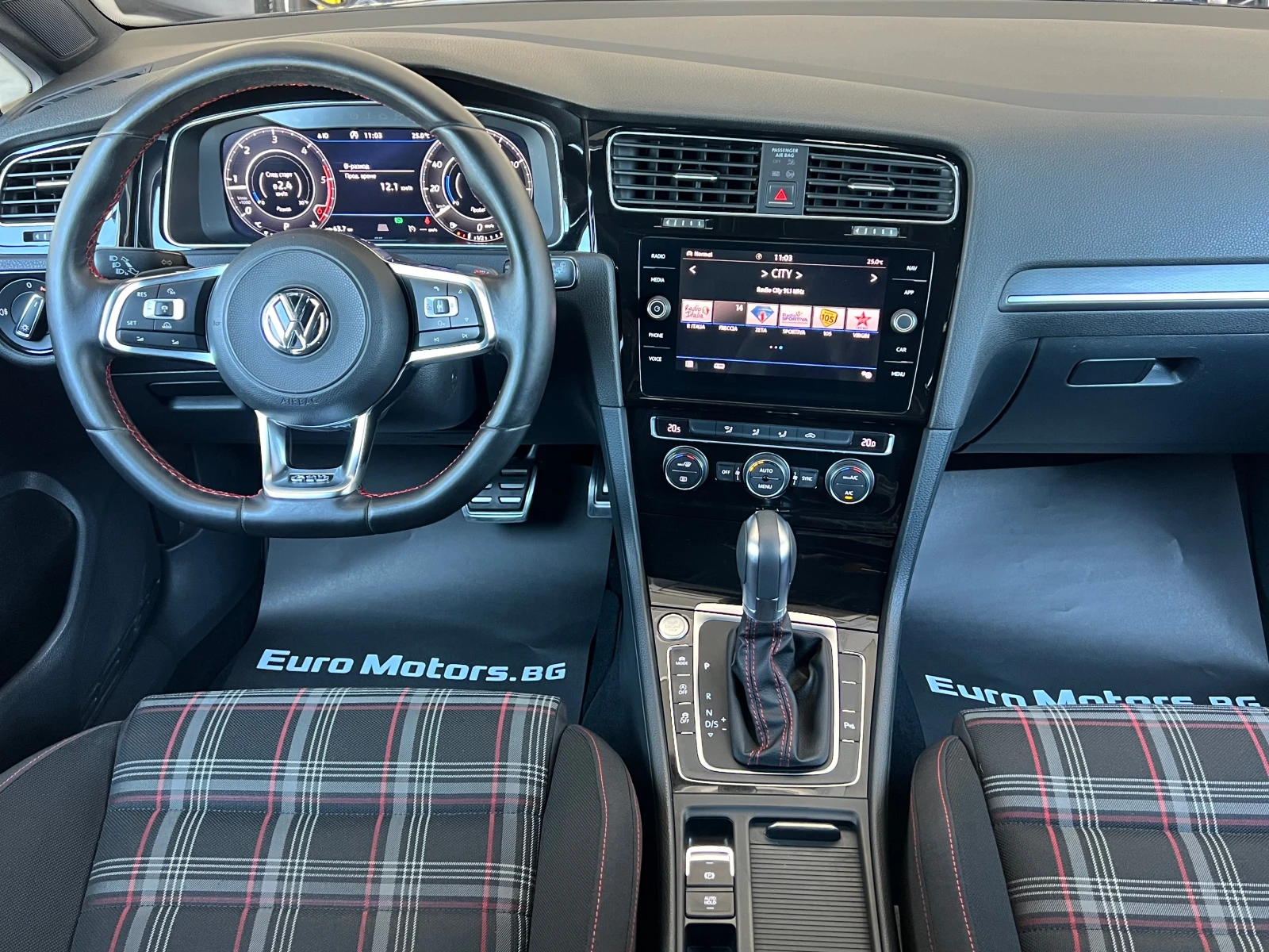 VW Golf 2.0TDI-GTD-185ps, LED, DSG, KEY-GO-FULL SERVICE VW, снимка 9 - Автомобили и джипове - 55241003
