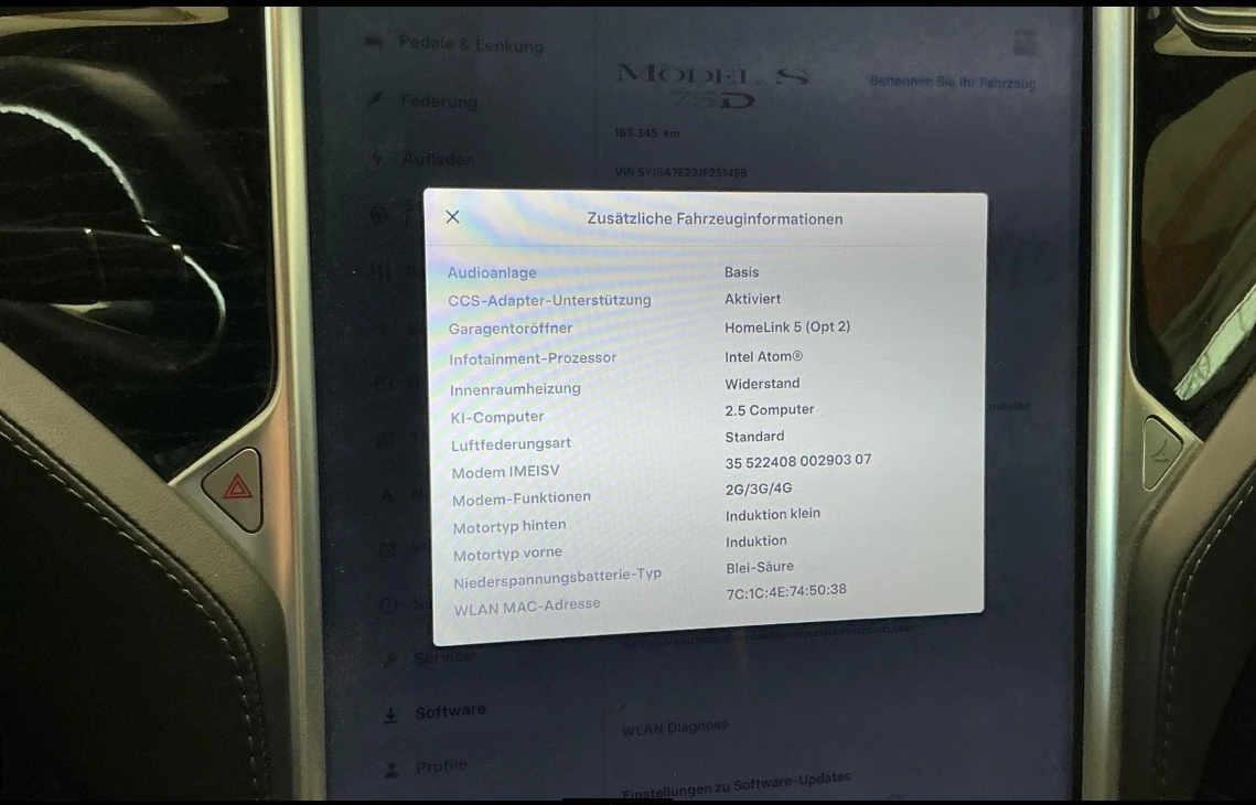 Tesla Model S 75D AWD, снимка 12 - Автомобили и джипове - 54968570