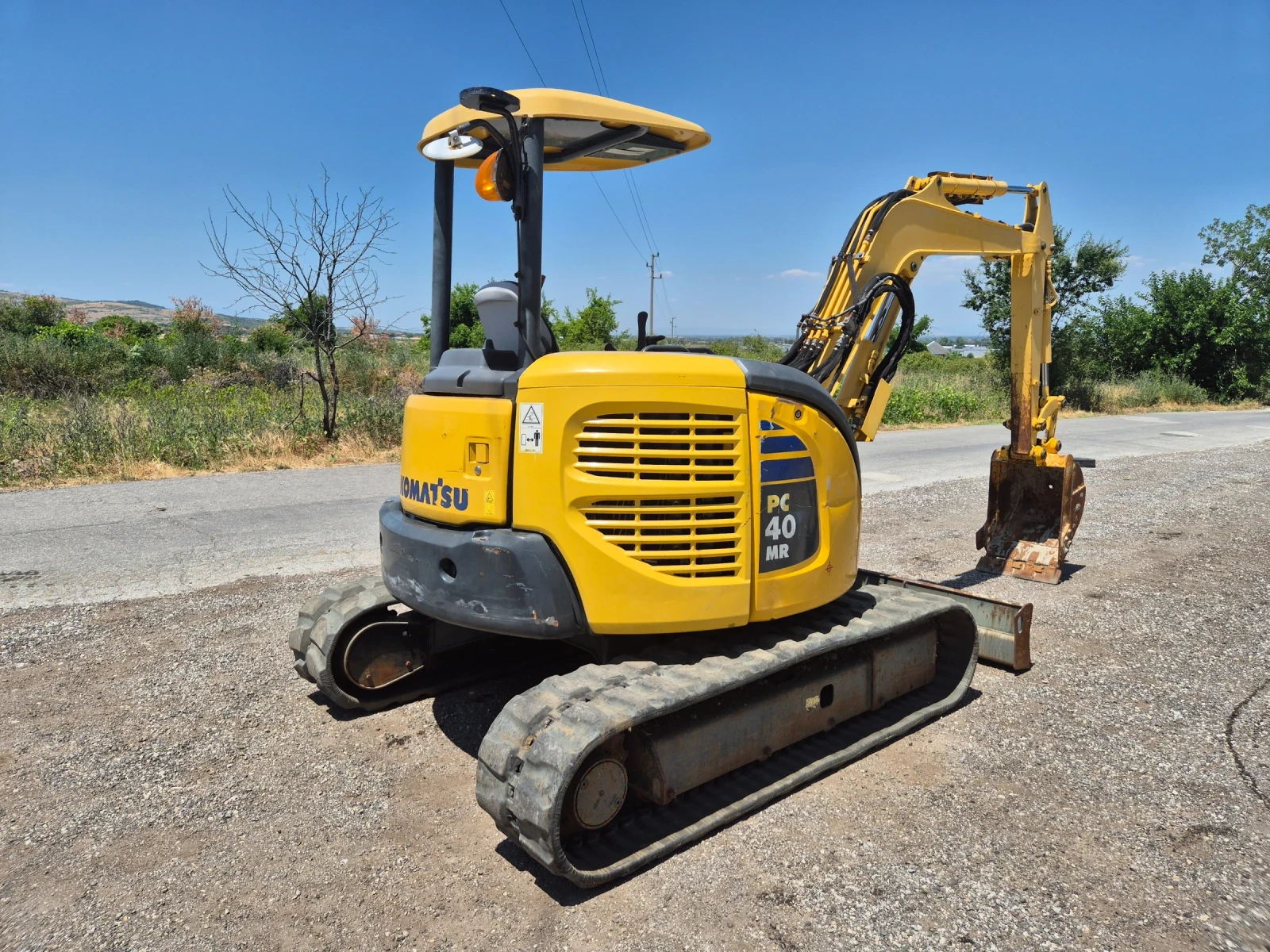 Багер Komatsu PC40MR-3 /ПЕРФЕКТЕН / КАТО НОВ ! - изображение 3