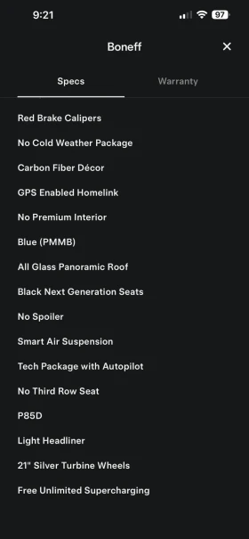 Tesla Model S P85D SC01 EU Full Option , снимка 14