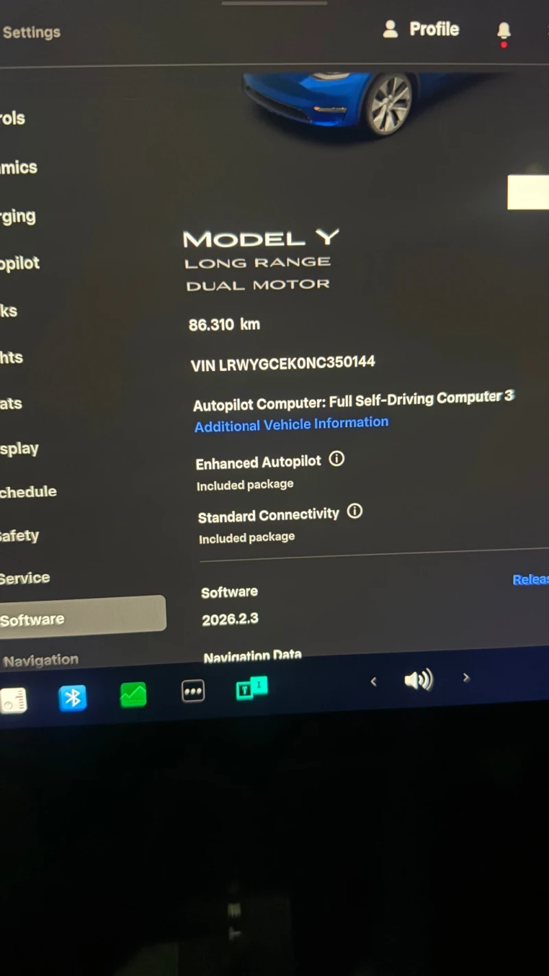 Tesla Model Y LONG RANGE DUAL MOTOR SOH 91% Enhanced , снимка 9 - Автомобили и джипове - 53077636