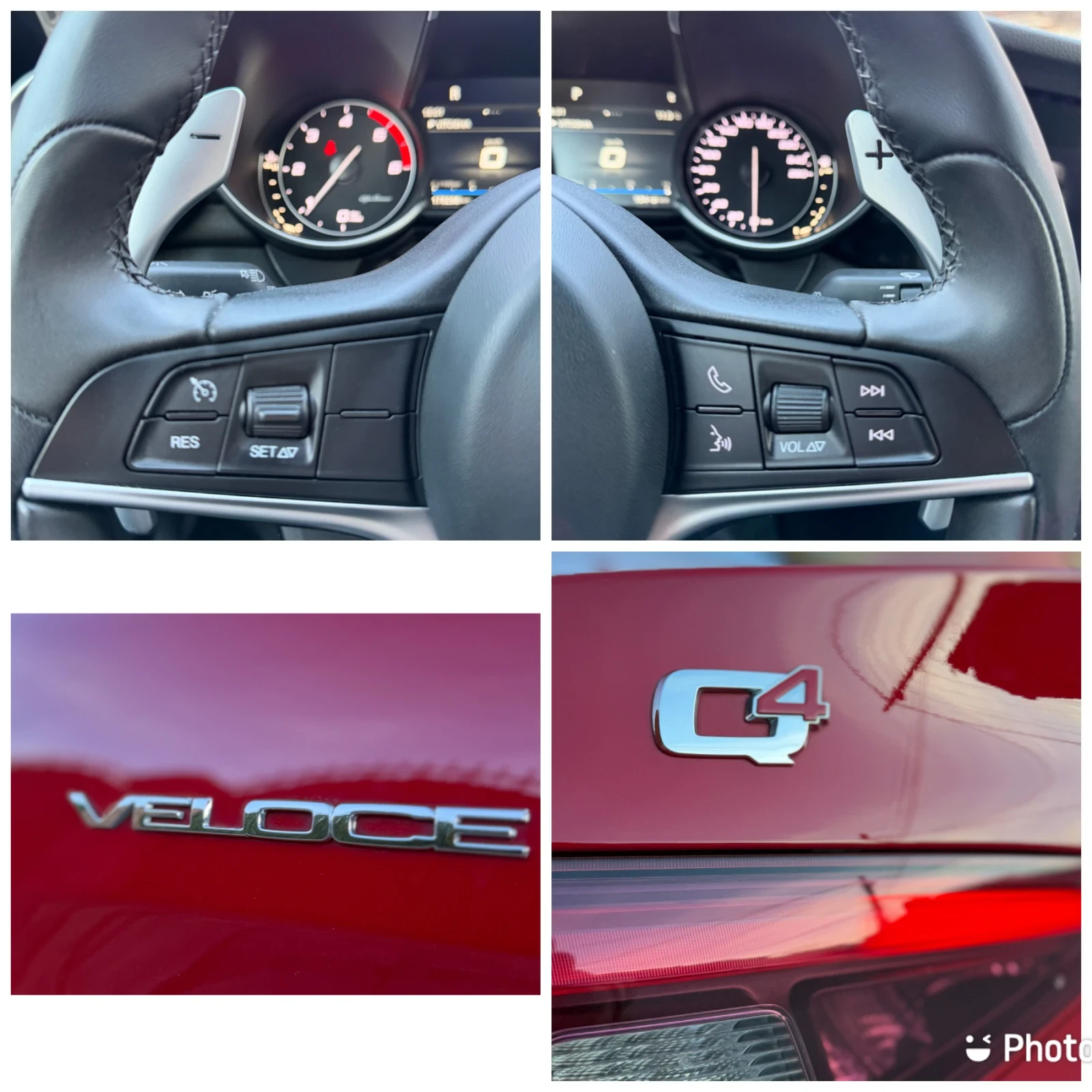 Alfa Romeo Giulia VELOCE Q4 Внос Швейцария, снимка 15 - Автомобили и джипове - 53772572