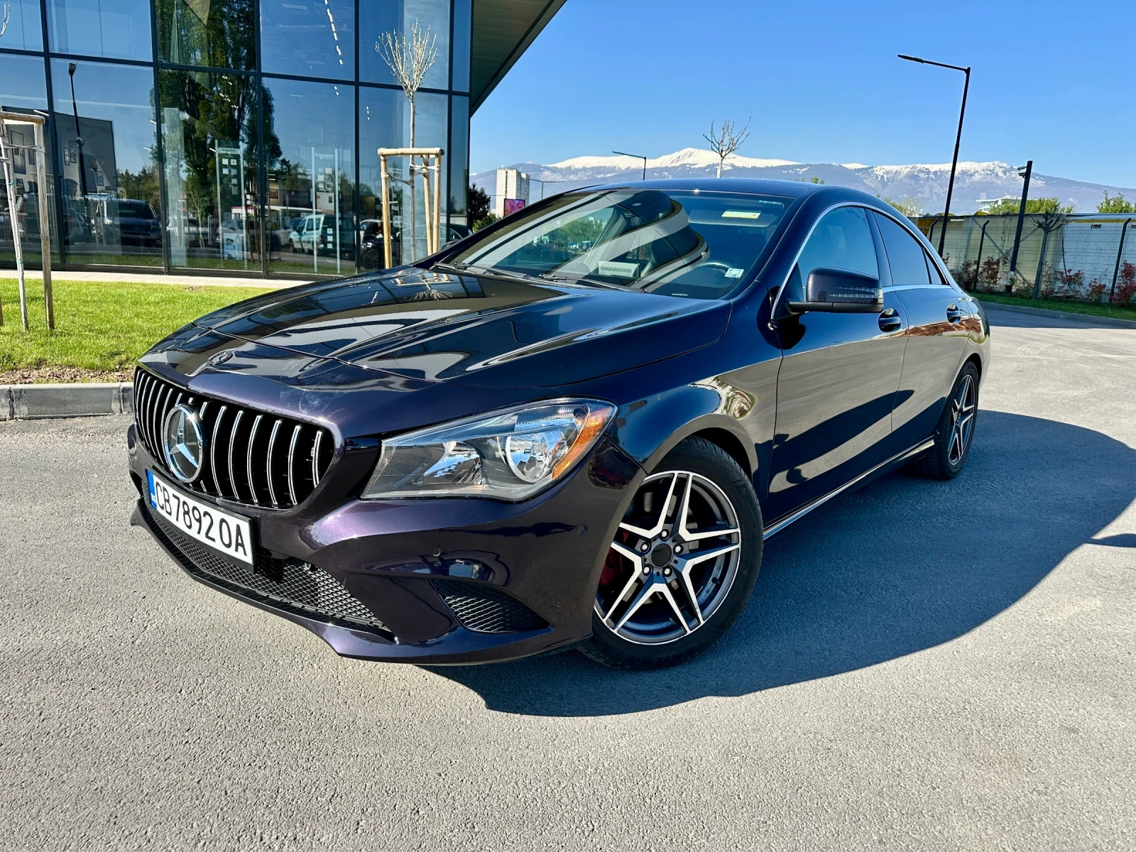 Mercedes-Benz CLA 250 4MATIC Лилав GT FACE 115км Панорама ПЕРФЕКТЕН, снимка 3 - Автомобили и джипове - 54392968