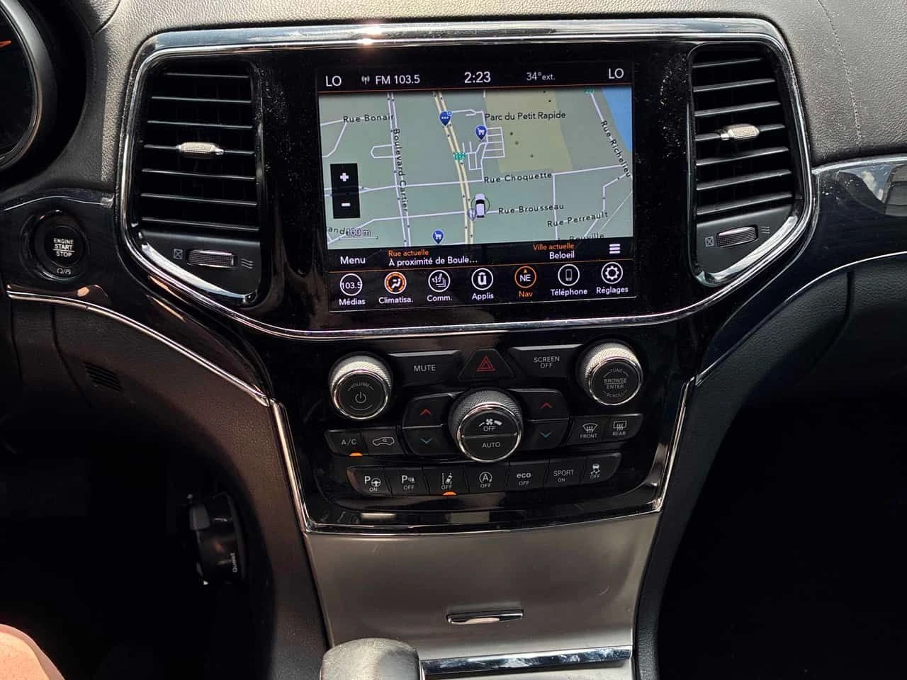 Jeep Grand cherokee Overland/ПАНОРАМА/ДИСТРОНИК, снимка 9 - Автомобили и джипове - 54903700