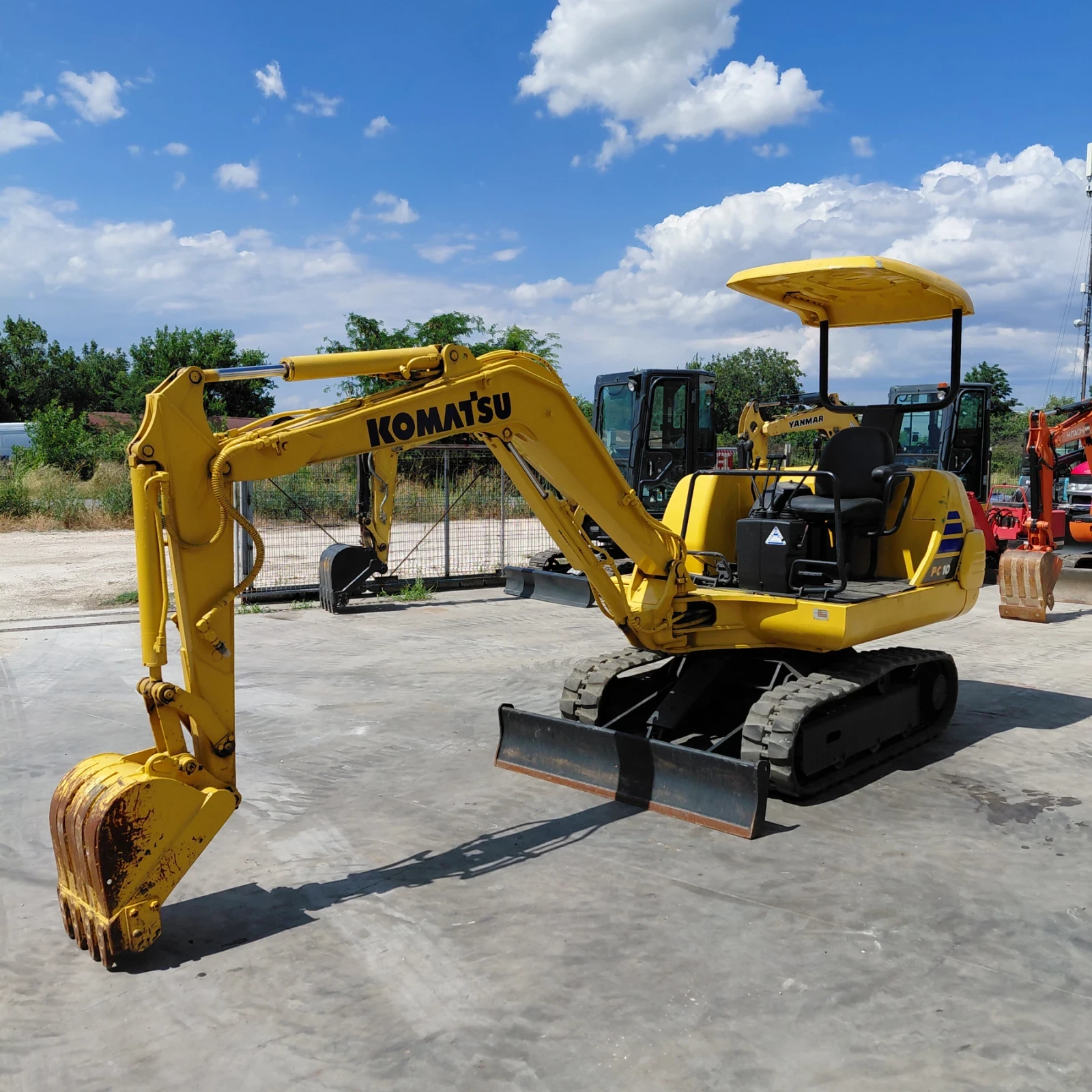 Багер Komatsu PC10-7 * 1800 МОТОЧАСА * ЛИНИЯ ЗА ЧУК *  