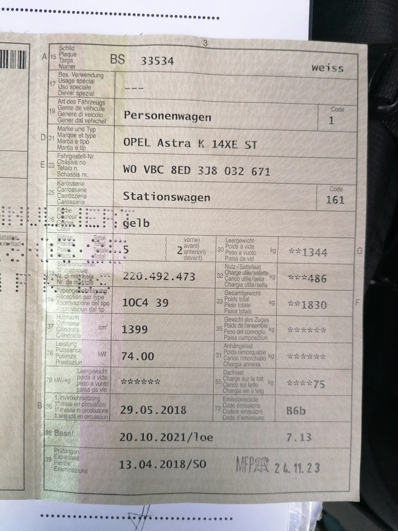 Opel Astra 1.4 100kc Швейцария  - изображение 7