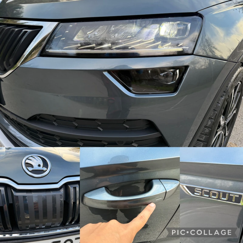 Skoda Karoq 4Х4* SCOUT* DSG* 190К.С* DIST* CAM* FULL, снимка 13 - Автомобили и джипове - 52392990