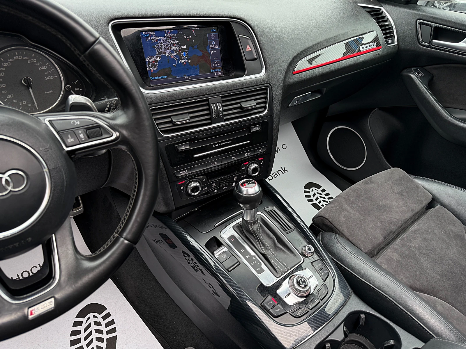 Audi SQ5 313k.c-DISTRONIK-PANORAMA-KAMERA-KARBON-ПОДГРЯВАНЕ - изображение 10