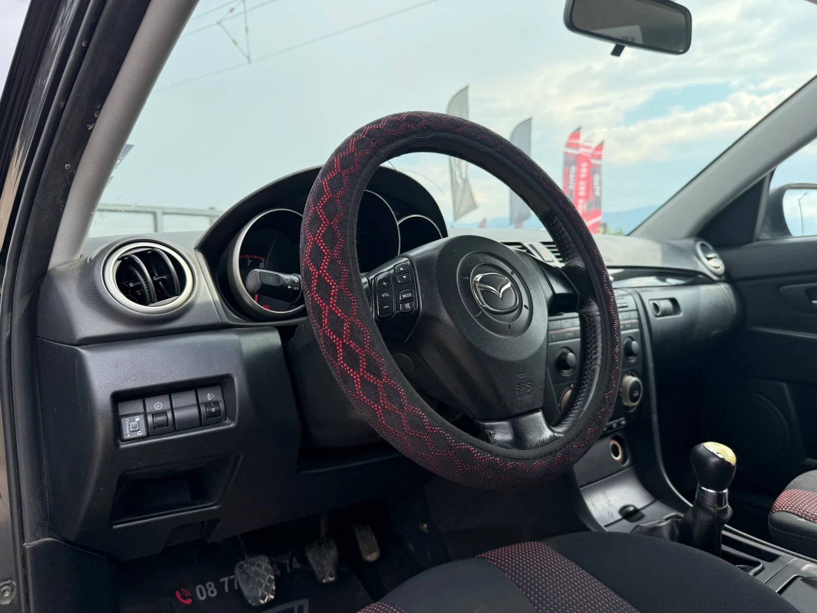 Mazda 3 1.4* ГАЗ* 2007г* РЕГИСТРИРАН* Външни Забележки* , снимка 8 - Автомобили и джипове - 55603247