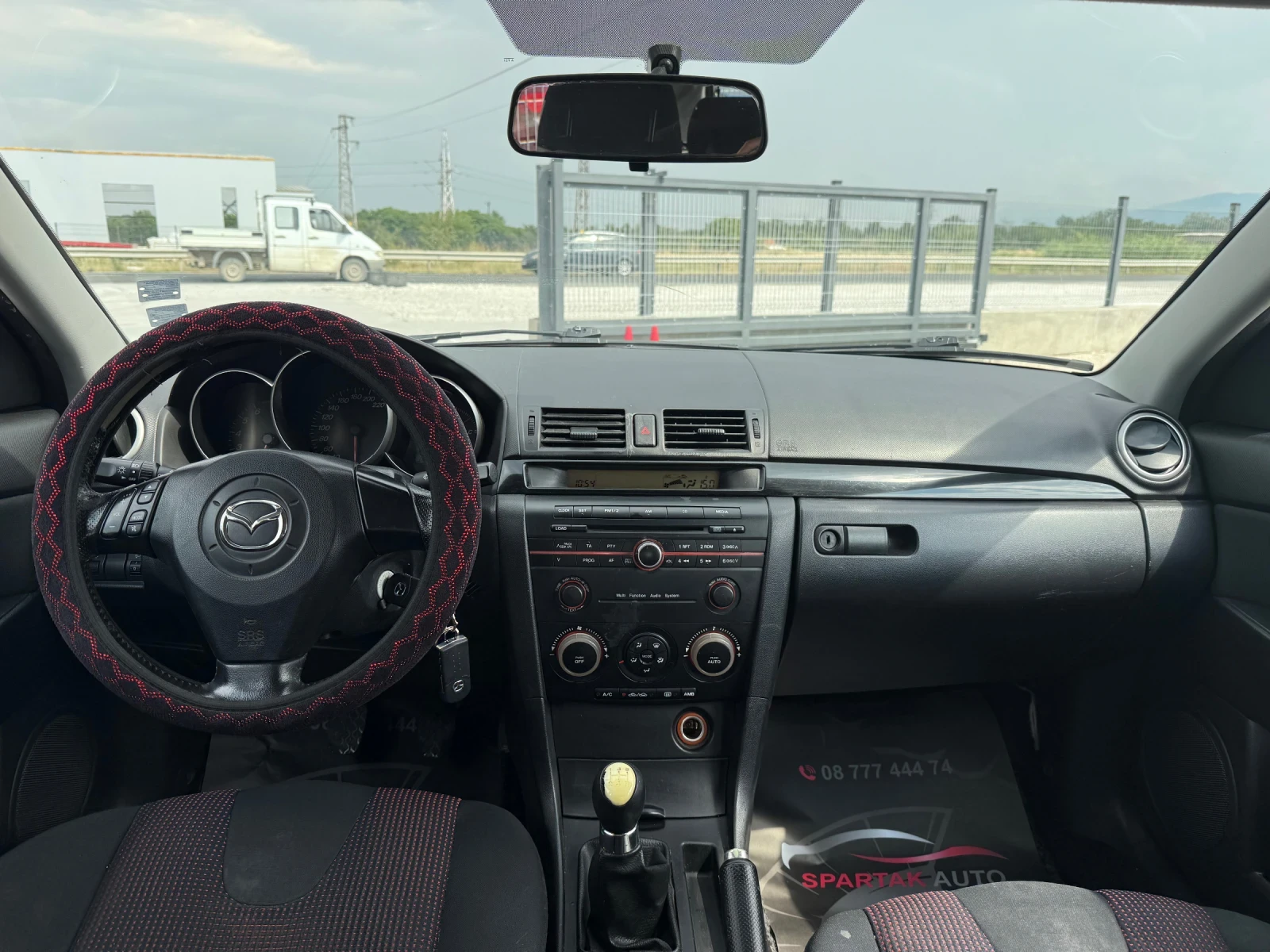 Mazda 3 1.4* ГАЗ* 2007г* РЕГИСТРИРАН* Външни Забележки* , снимка 10 - Автомобили и джипове - 55603247