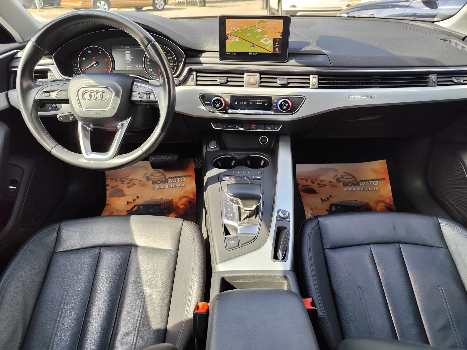 Audi A4 Allroad 2.0TDi* 4x4* ПАНОРАМА* NAVI* КОЖА* ММI, снимка 10 - Автомобили и джипове - 54562022