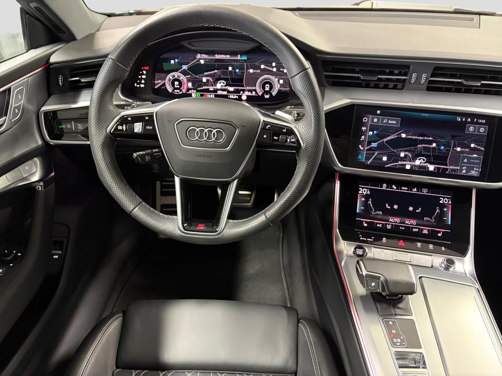 Audi A7 40TDI/204HP/MATRIX/PANO/360/KLESS/HUD/586z, снимка 6 - Автомобили и джипове - 55234746