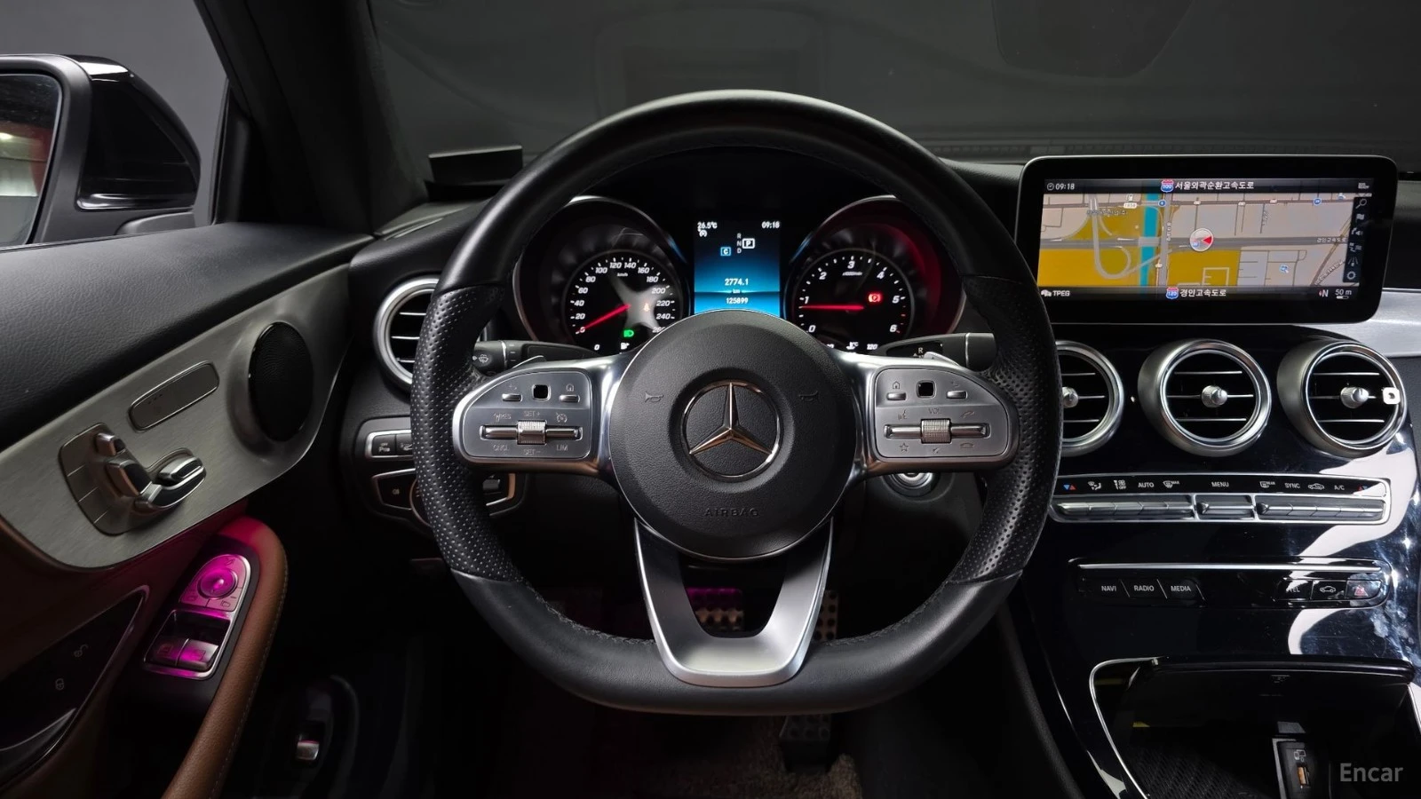 Mercedes-Benz C 220 D COUPE 4MATIC Автокредит Цена до България, снимка 7 - Автомобили и джипове - 55491719