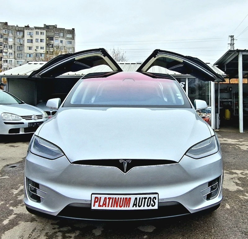 Tesla Model X 100D* ЕВРОПЕЙСКА* 4X4* КАТО НОВА , снимка 11 - Автомобили и джипове - 43301310