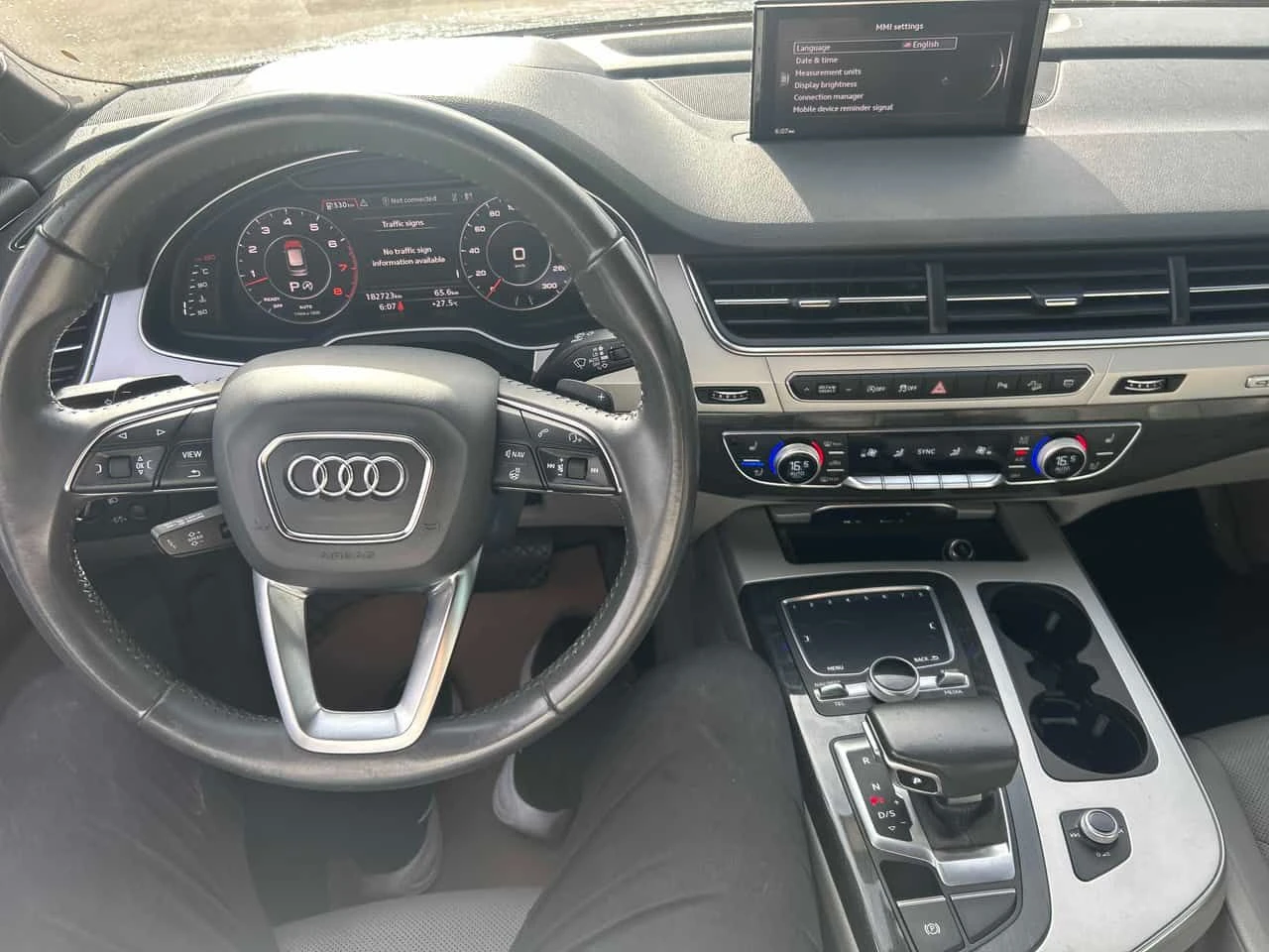 Audi Q7 TECHNIK * ДИСТРОНИК* 360 КАМЕРА* ОБДУХВАНЕ* ПАНОРА, снимка 9 - Автомобили и джипове - 54676101