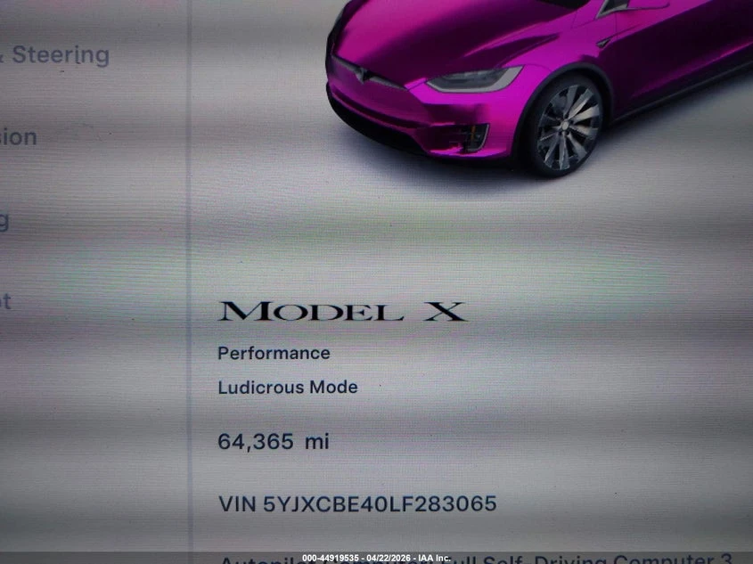Tesla Model X Performance Dual Motor All-Wheel Drive, снимка 7 - Автомобили и джипове - 55104205