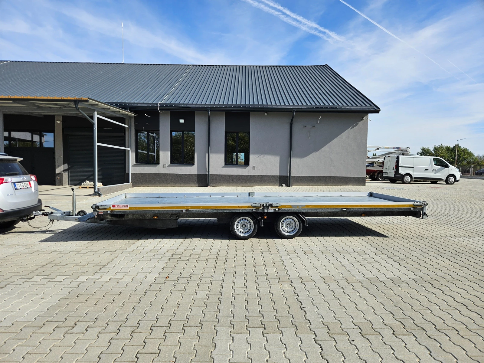 За автомобил Eduard Р4, 6 метра, 3000кг., Алуминиеви пътеки!