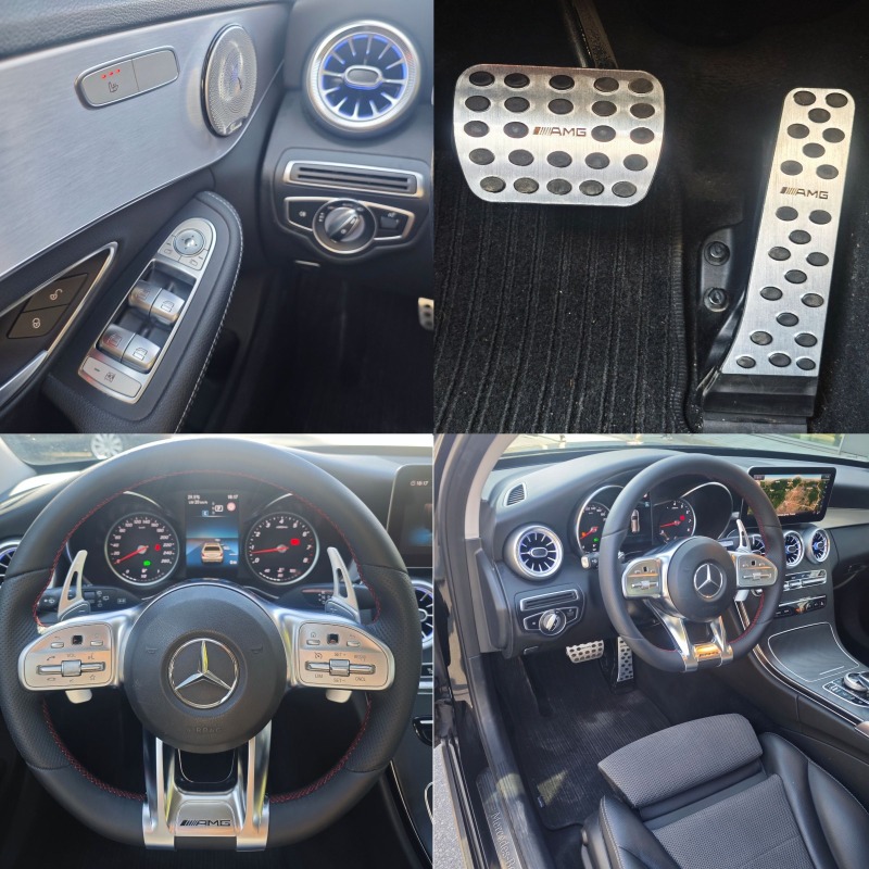 Mercedes-Benz C 180 AMG, AMBIENT, FULL, FACELIFT! , снимка 16 - Автомобили и джипове - 46339175