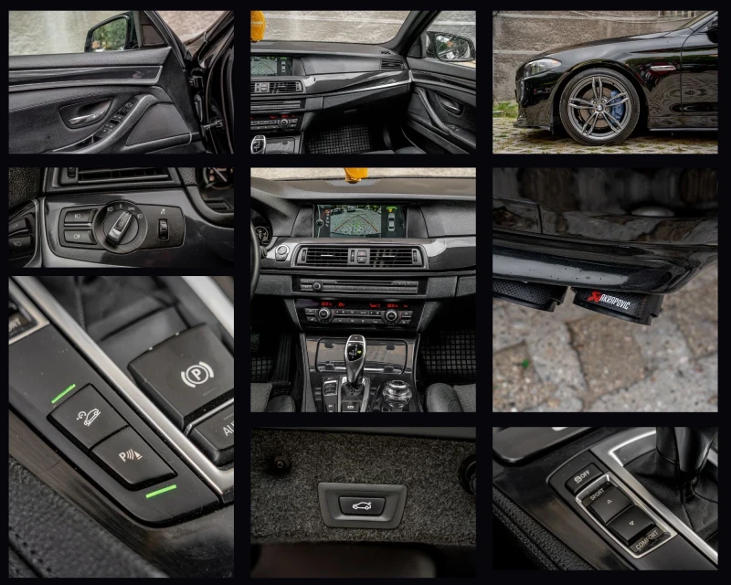 BMW 530 F10/ M-Performance/ X-Drive/ 8 ZF/ Akrapovic, снимка 15 - Автомобили и джипове - 52383691