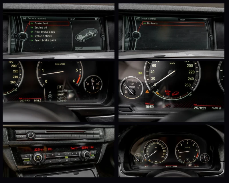 BMW 530 F10/ M-Performance/ X-Drive/ 8 ZF/ Akrapovic, снимка 14 - Автомобили и джипове - 52383691