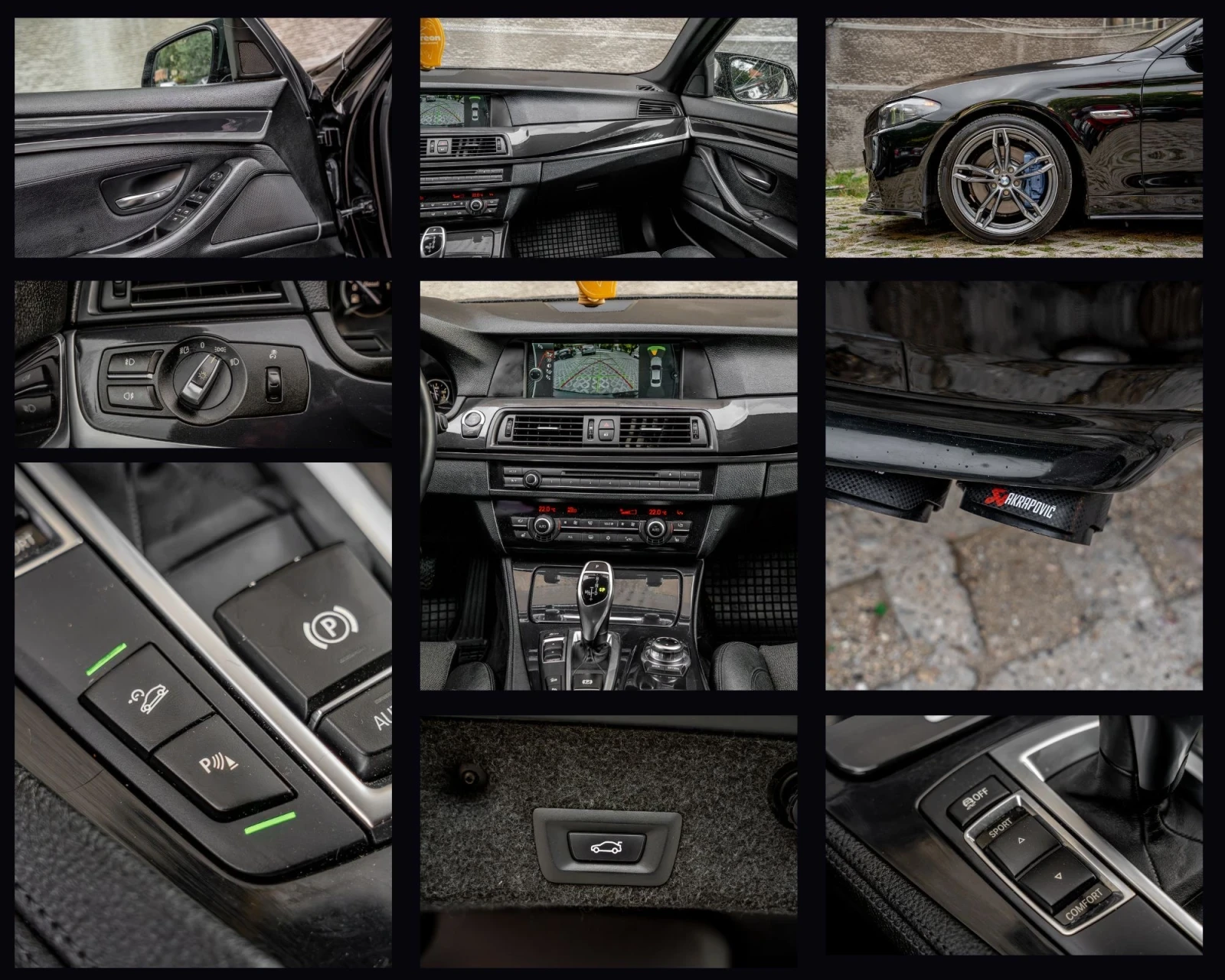 BMW 530 F10/ M-Performance/ X-Drive/ 8 ZF/ Akrapovic/ Navi | Mobile.bg — изображение 15