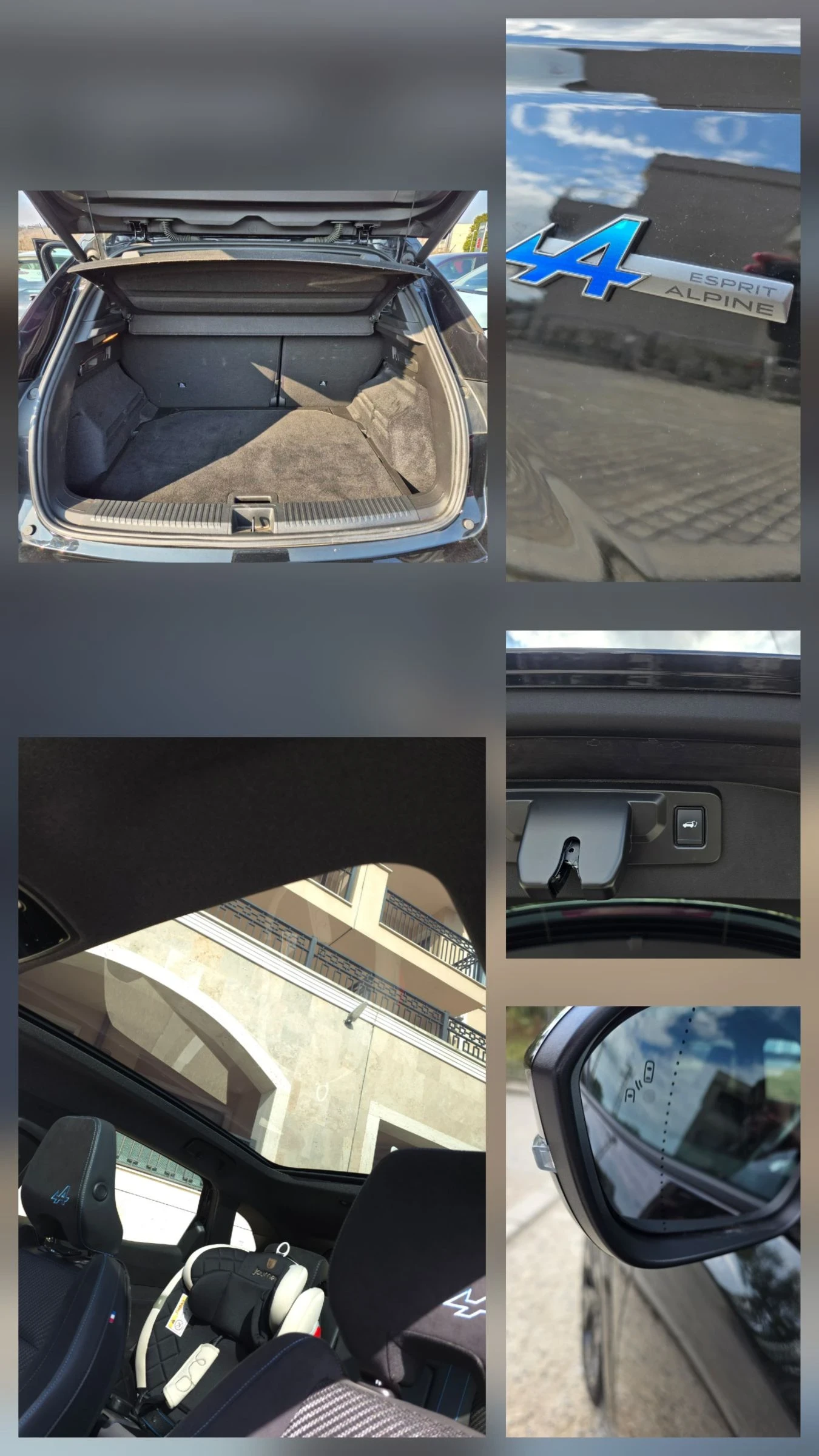 Renault Austral Esprit/Alpine/Full Hybrid/4Control/200НР/САМ/РАNOR, снимка 10 - Автомобили и джипове - 53700032