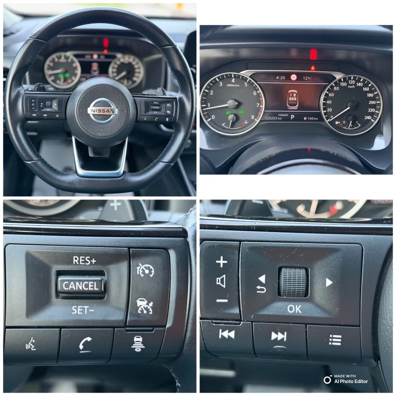 Nissan Qashqai 1.3 AVTOMAT LED, снимка 12 - Автомобили и джипове - 52655416