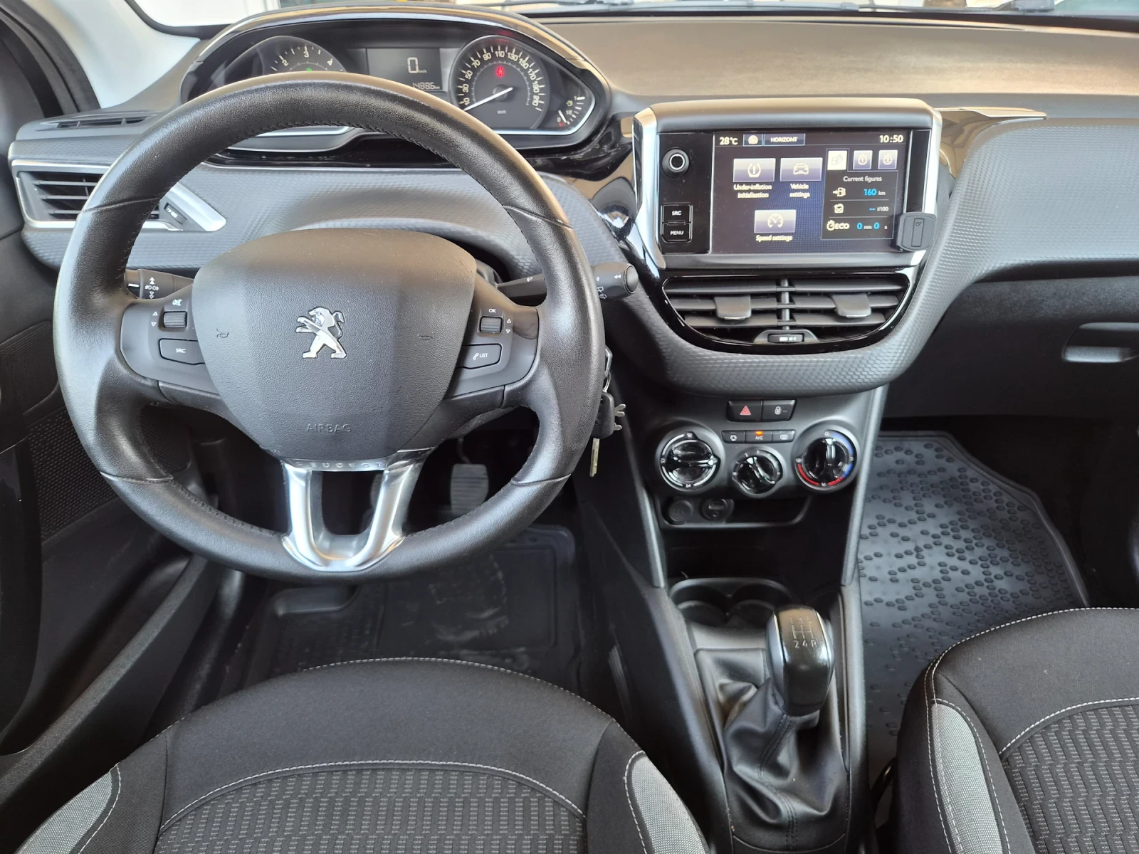 Peugeot 208 1.6HDI 99кс 89000км. ЕВРО 6, снимка 14 - Автомобили и джипове - 56007525