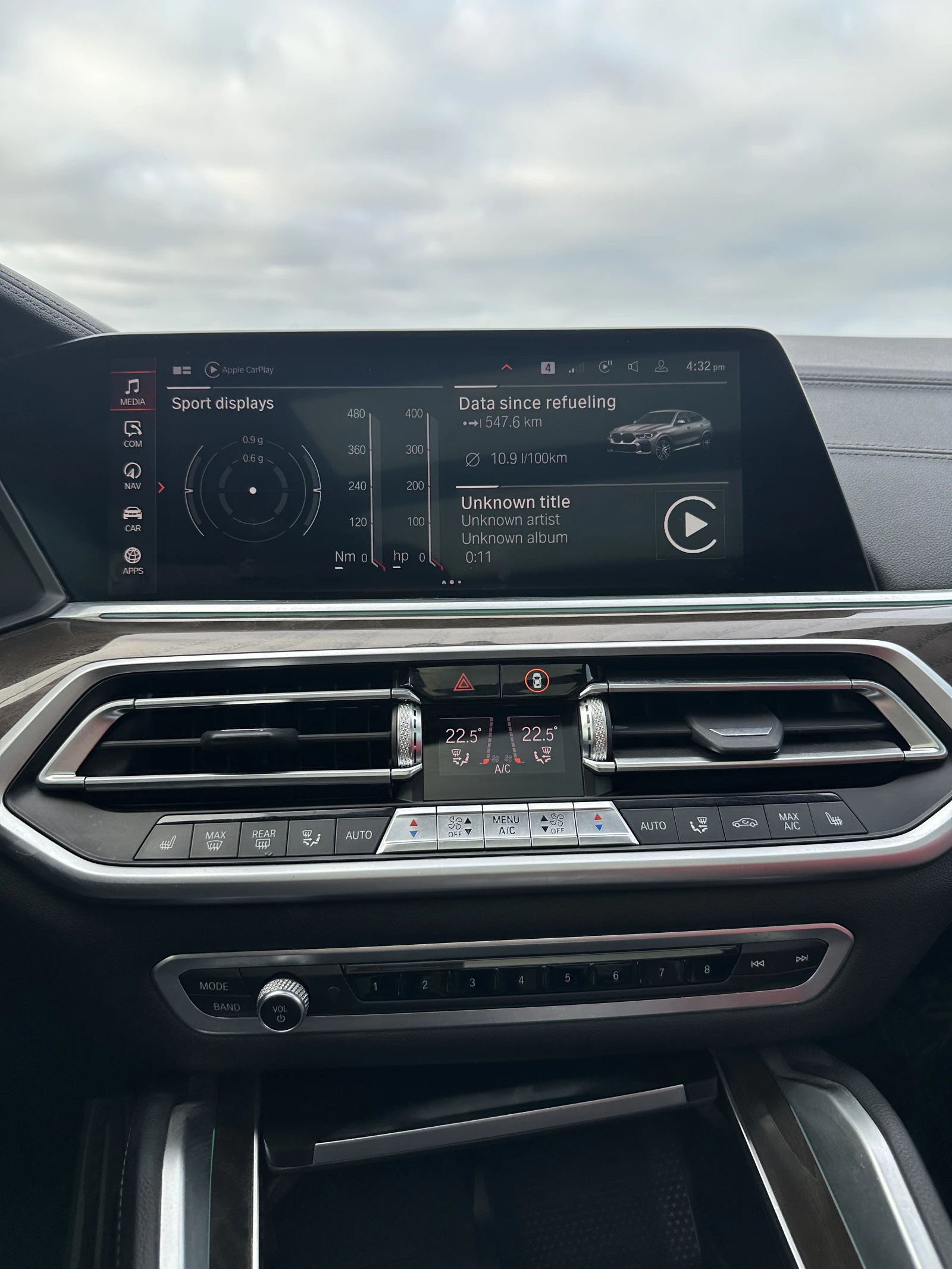 BMW X6 X6 40I, M sport package, Нов внос, Без щети, снимка 15 - Автомобили и джипове - 53802270