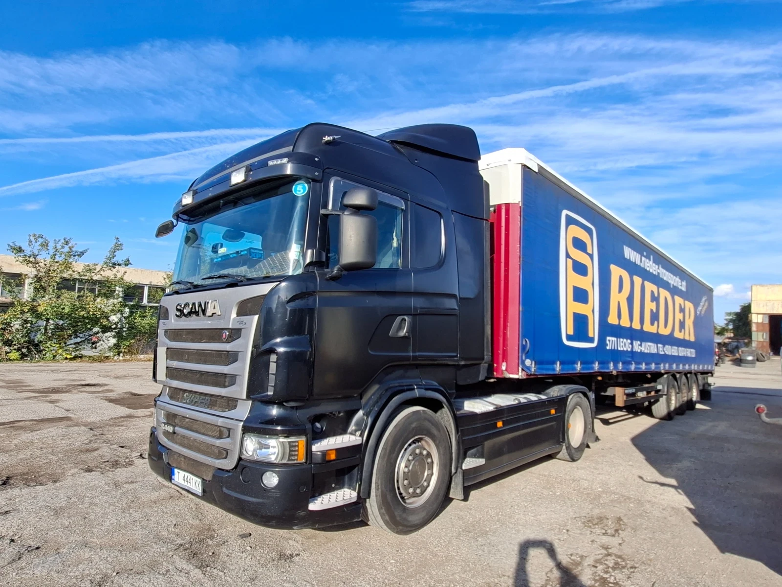 Scania R 440 Композиция с полуремарке schwarzmuhller  2010