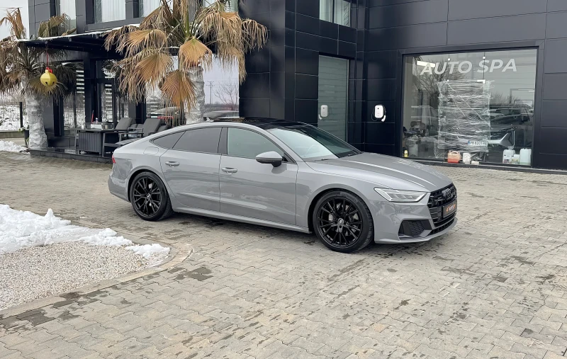Audi A7 50TDi S-Line+ \NARDO GRAY\ Подгрев/Камера/B&O/Панo, снимка 3 - Автомобили и джипове - 53234909