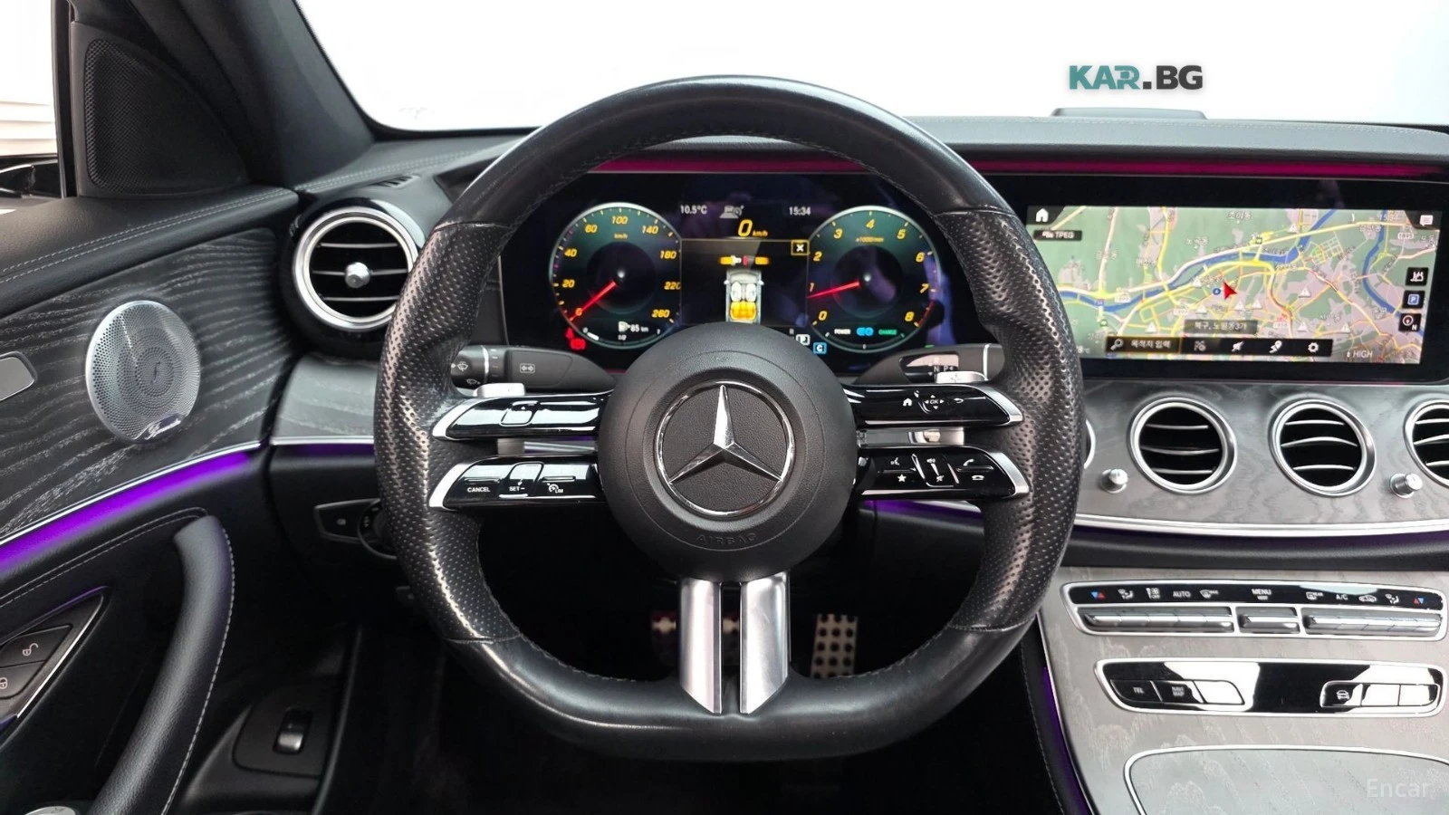 Mercedes-Benz E 350 4MATIC/AMG-LINE/DRIVE-ASSISTS/BURMESTER/SUNROOF, снимка 7 - Автомобили и джипове - 55294298