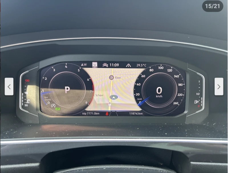 VW Tiguan R* LINE* HIGHLINE* ПАНОРАМА* 360КАМЕРА* КЕЙЛЕС* FA, снимка 13 - Автомобили и джипове - 52652463