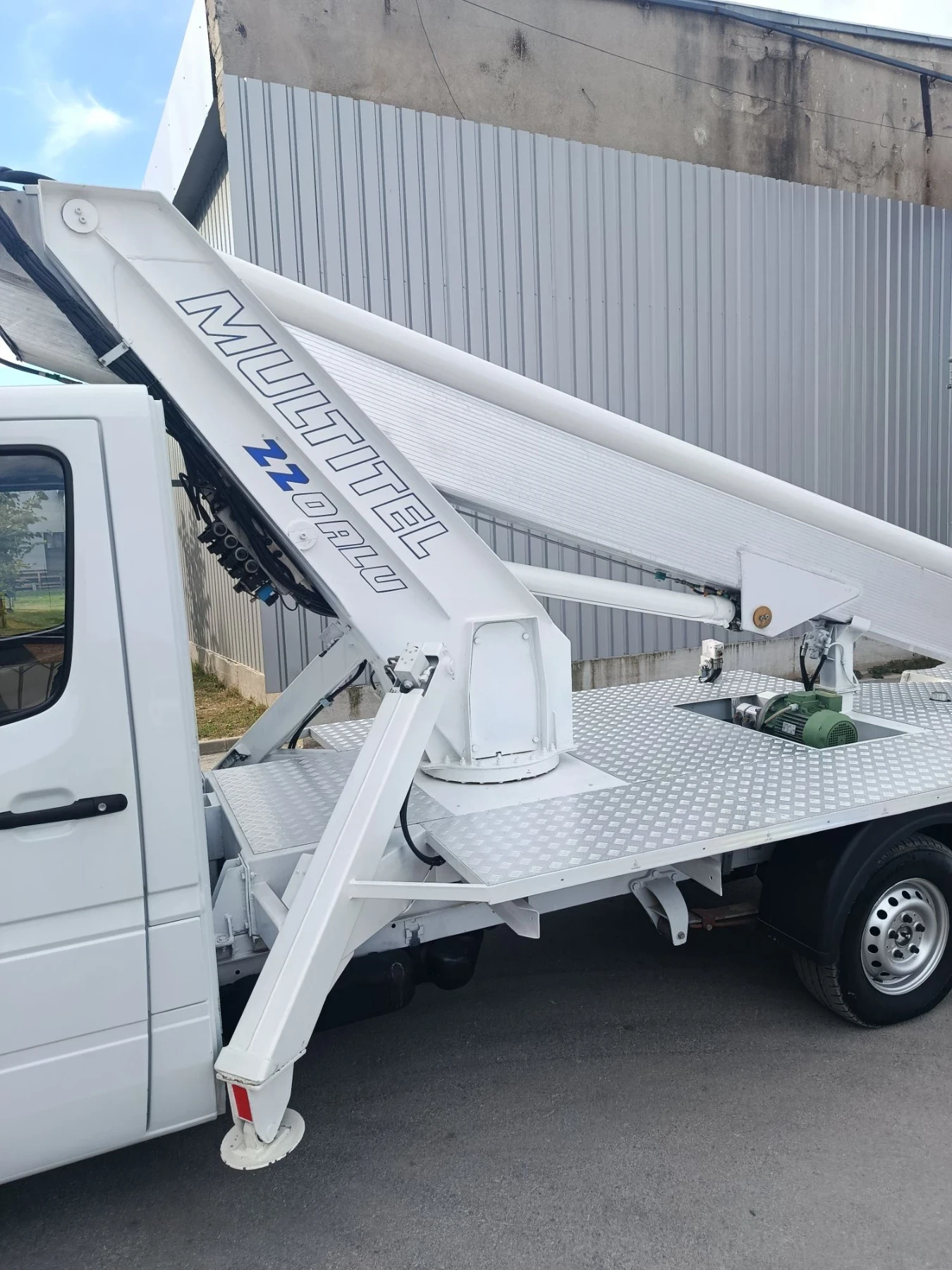 Автовишка Mercedes-Benz MULTITEL 22 ALU, снимка 7 - Индустриална техника - 56234670